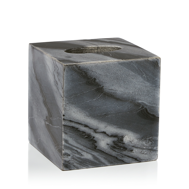 Bloomingdale's Marble Tissue Box - Exclusive In Gray