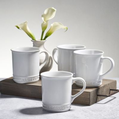Stoneware Mugs, Set of 4