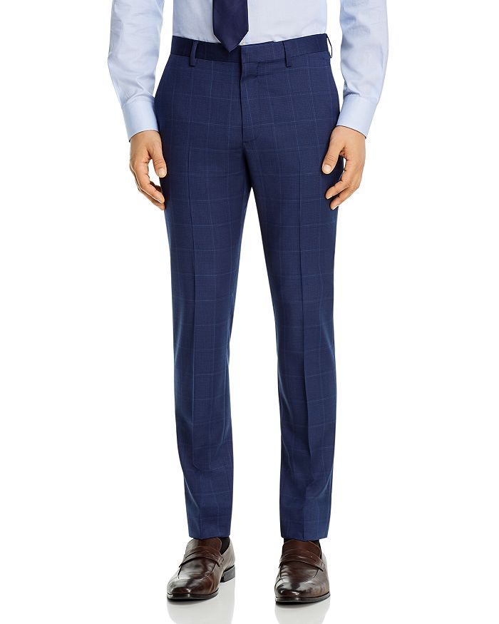 Theory Zaine Tonal Windowpane Extra Slim Fit Suit Pants | Bloomingdale's