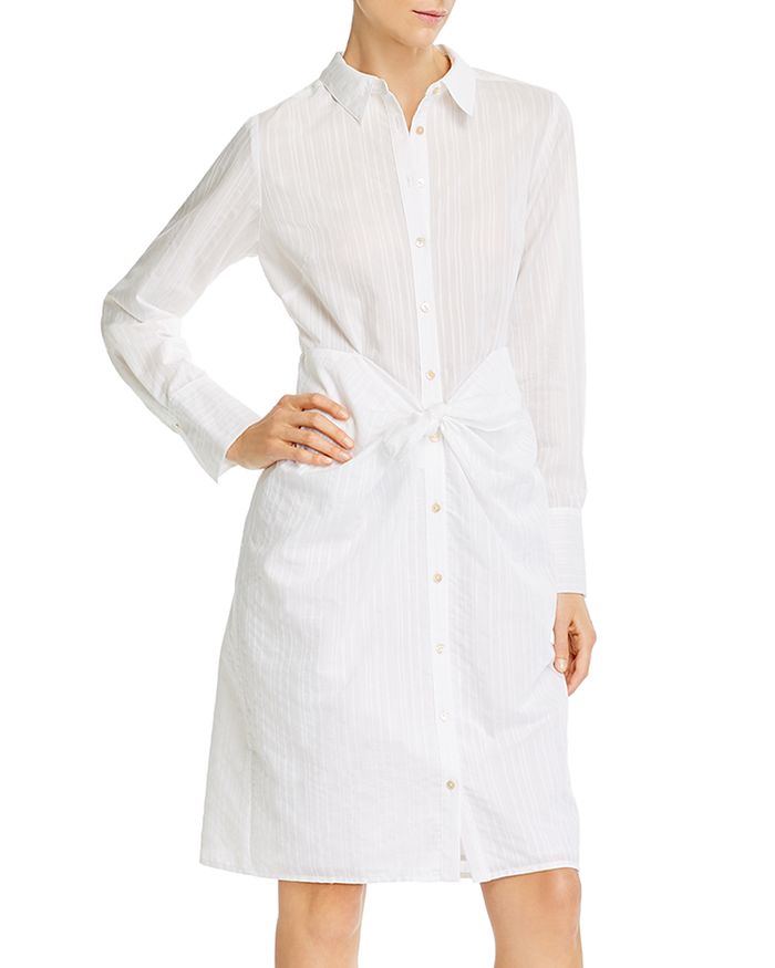 REBECCA TAYLOR TAILORED REBECCA TAYLOR TWISTED-FRONT SHIRTDRESS,220263D465