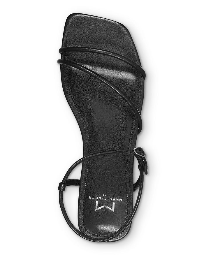 Marc Fisher Ltd. Women's Strappy Sandals In Black Leather