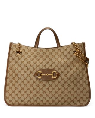 Gucci - 1955 Horsebit Large GG Canvas Tote Bag
