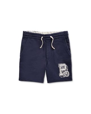 cotton french terry shorts polo