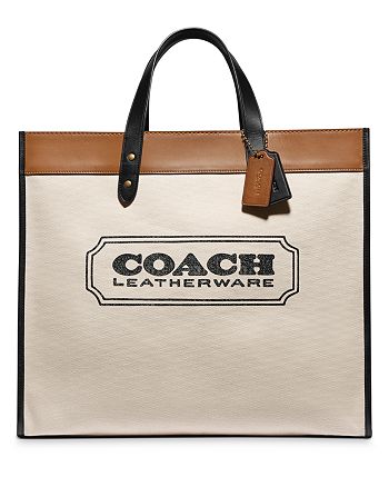 COACH Branded Coach Canvas Large Field Tote 40 | Bloomingdale's