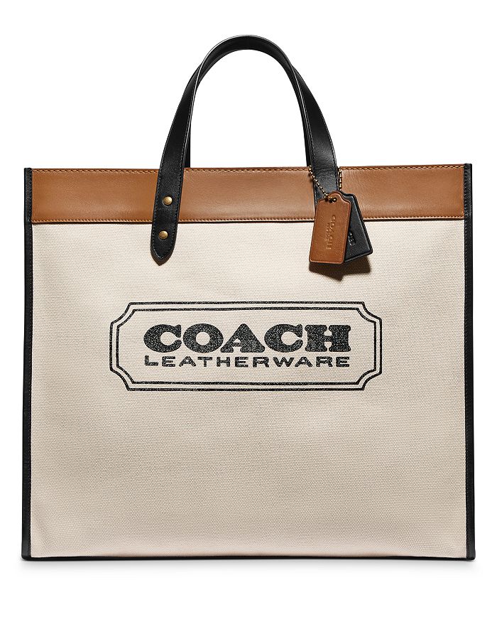 Coach field on sale tote 40 canvas