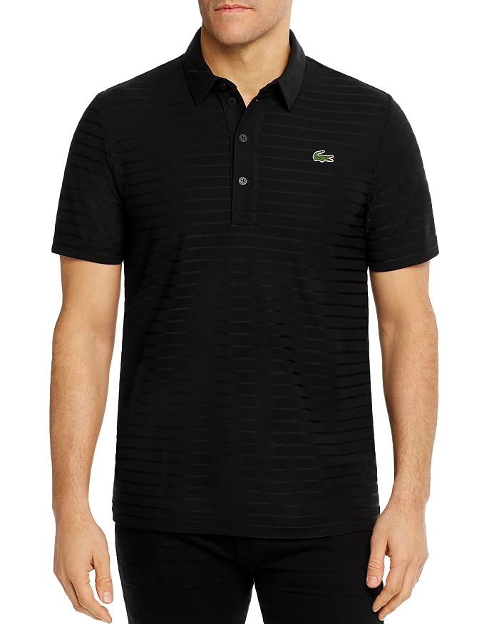 Lacoste Striped Jacquard Polo Shirt | Bloomingdale's