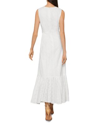 bcbgmaxazria cotton eyelet mini dress Amazon.com: BCBGMAXAZRIA Womens Mini V Neck Puff Sleeve Cotton Eyelet A  Line Dress, Off-White, 6 US : Clothing, Shoes & Jewelry