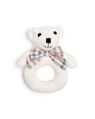 Burberry - Thomas Beat Knitted Rattle - Ages 0+