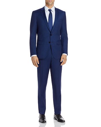 BOSS Huge/Genius Micro-Check Slim Fit Suit | Bloomingdale's