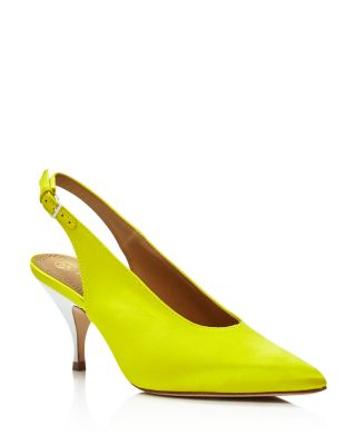 tory burch yellow shoes