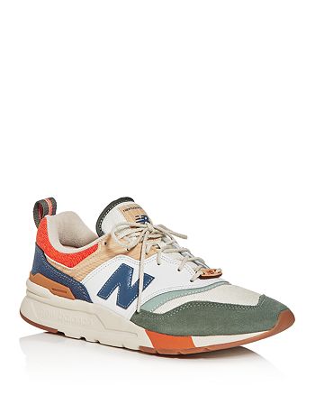 New Balance men's colour blocked low top sneakers
