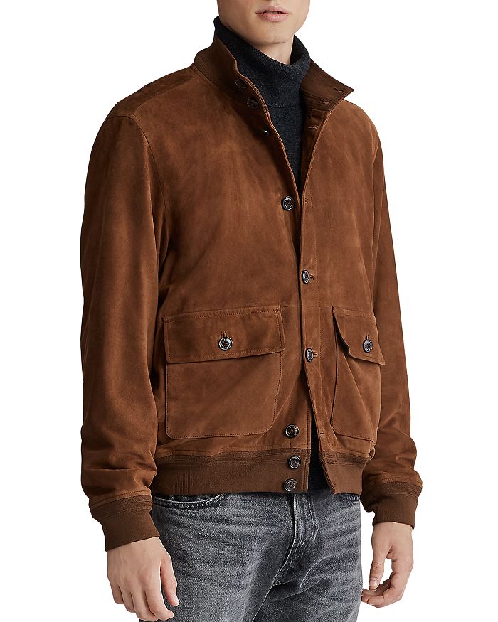 Polo Ralph Lauren Suede Skeet Jacket In Brown | ModeSens