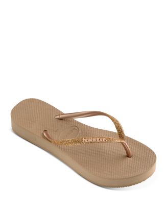 havaianas Women's Slim Glitter Thong Platform Sandals | Bloomingdale's