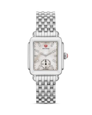 michele deco mid diamond watch