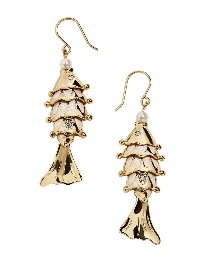 Fish cheap drop earrings