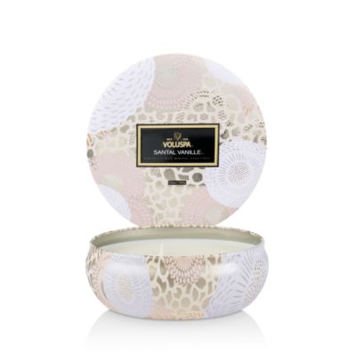 Santal Vanille 3 Wick Tin Candle, 12 oz.