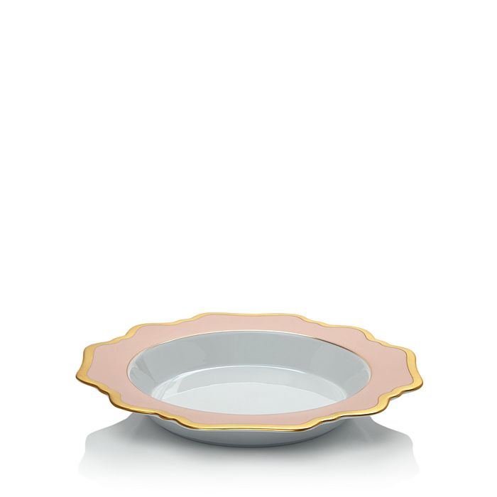 Anna Weatherley Anna's Palette Dusty Rose Soup/pasta Bowl
