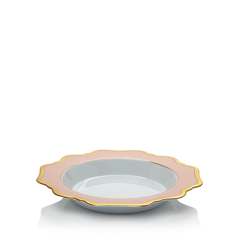 Anna Weatherley Anna's Palette Dusty Rose Soup/pasta Bowl In Dusty Rose