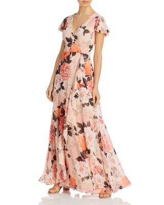 eliza j floral gown