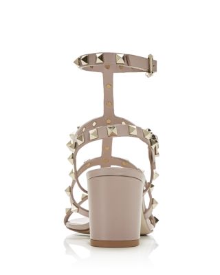 Women's Rockstud City Block Heel Sandals 