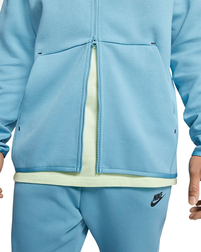 Nike Men's Sportswear Tech Fleece Zip Hoodie In Cerulean Blue | ModeSens