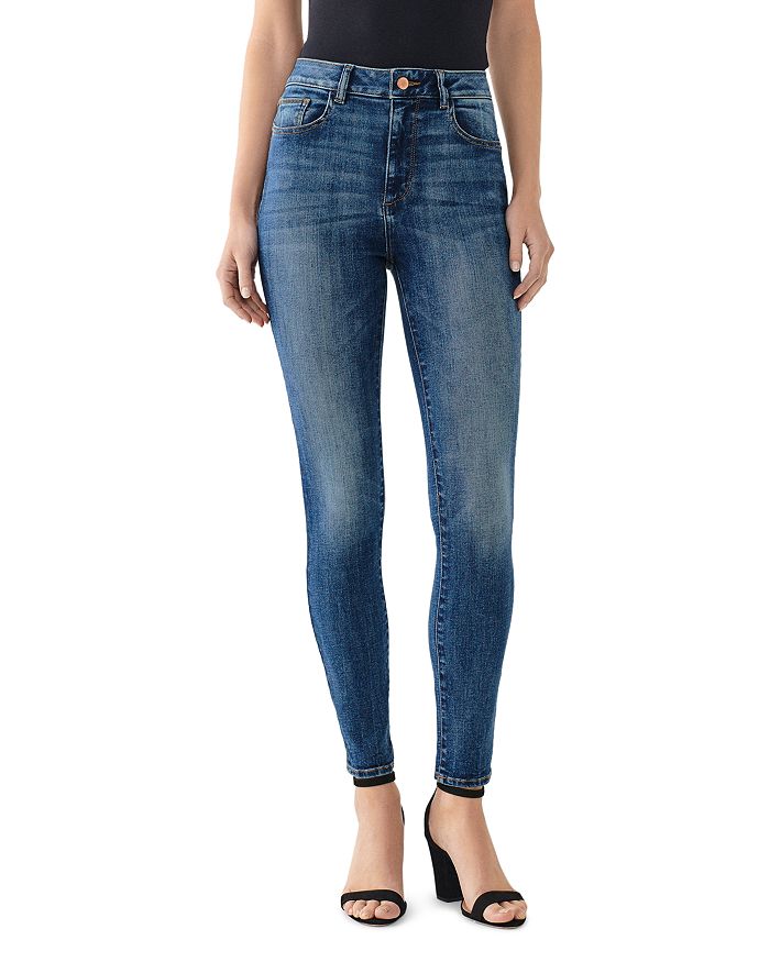 DL DL1961 FARROW HIGH-RISE SKINNY JEANS IN ROGERS,12405
