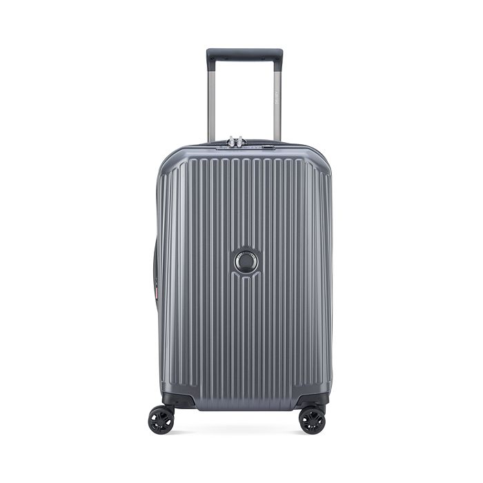 Delsey Delseny Securitime International Expandable Carry-on Spinner Suitcase In Anthracite