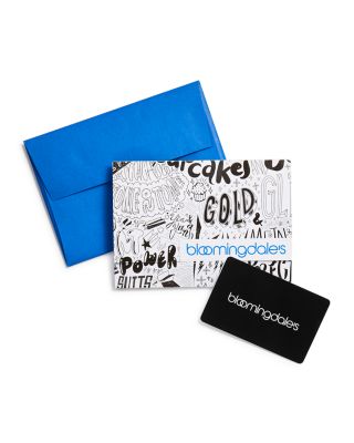 Bloomingdale's Gift Cards - Blue Doodle Gift Card