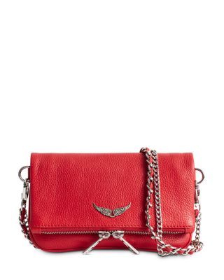 zadig & voltaire rock leather crossbody bag