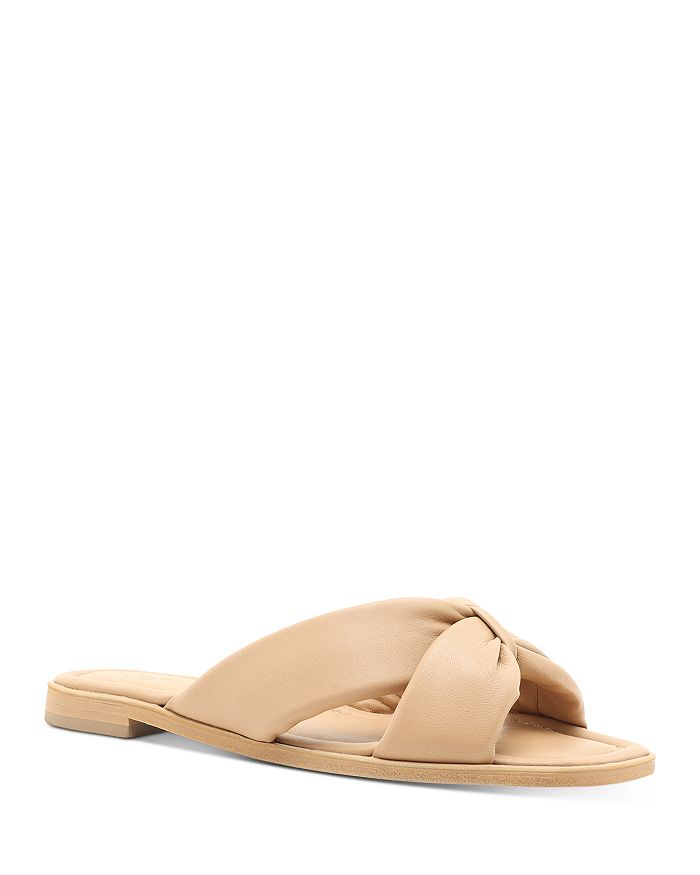 Shop Schutz Women's Fairy Slide Sandals In Honey Beige