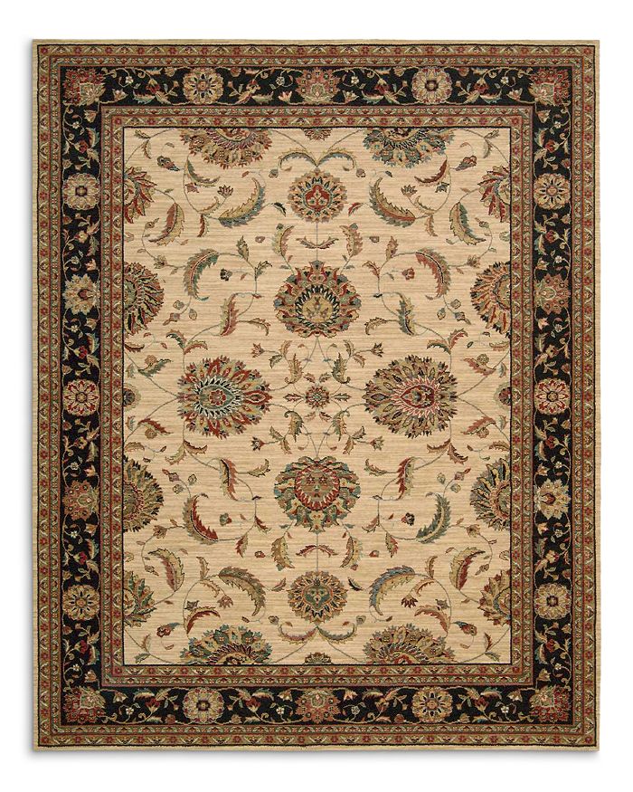 Nourison Living Treasures Li04 Area Rug , 7'6 X 9'6 In Ivory/black