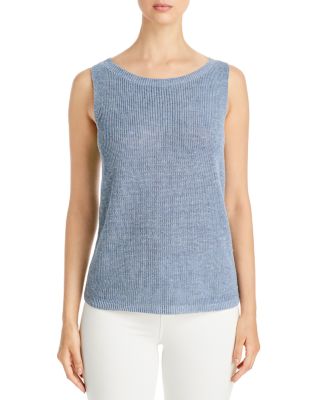 eileen fisher organic linen top