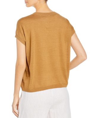 eileen fisher white tops