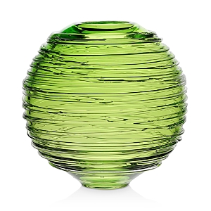 Shop William Yeoward Crystal Miranda Globe Vase 9 In Citrine