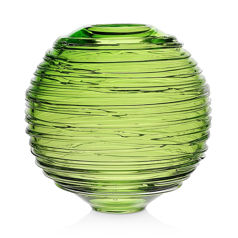 William Yeoward Crystal Miranda 9" Globe Vase In Citrine