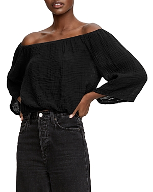 Michael Stars Isabel Convertible Top In Black