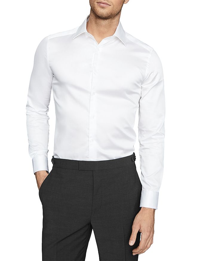 REISS Frontier Stretch Slim Fit Shirt | Bloomingdale's