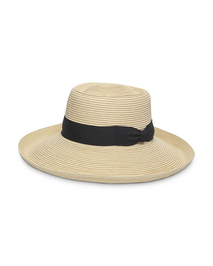 Physician Endorsed Santa Cruz Straw Hat In Natural/black
