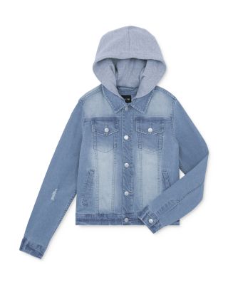 hooded denim jacket kids