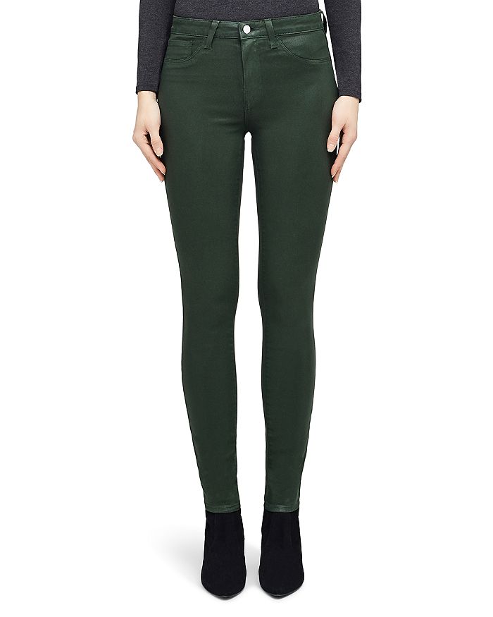 L AGENCE L'AGENCE MARGUERITE COATED SKINNY JEANS,2352LMDC