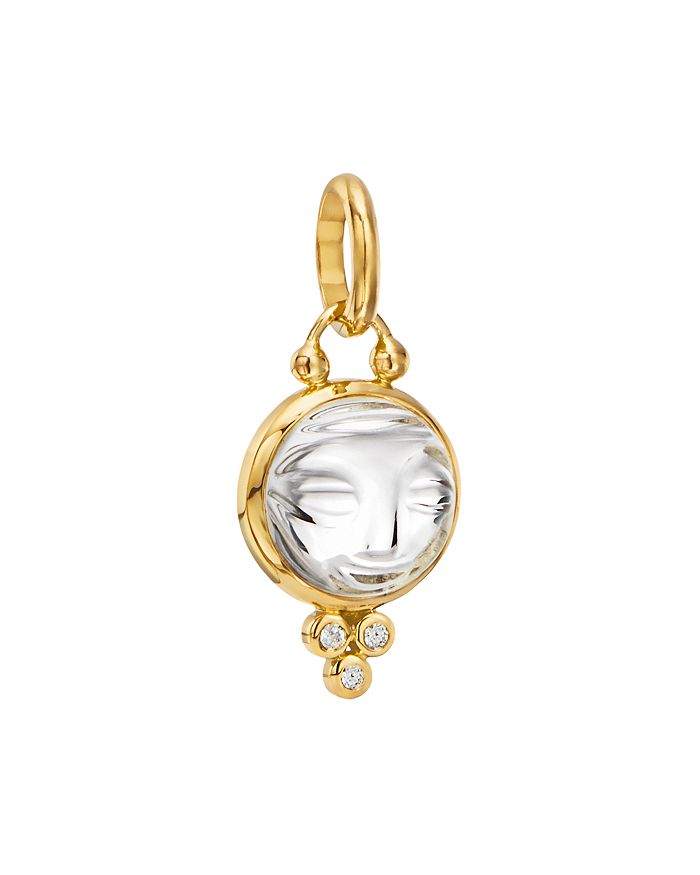 Carved moon face best sale pendant