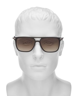 salvatore ferragamo polarized classic square sunglasses