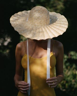 Lack of Color Dolce Scalloped Straw Sun Hat | Bloomingdale display picture 3