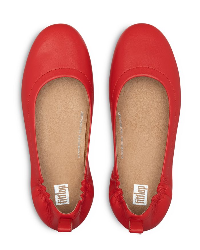 allegro leather ballet flats