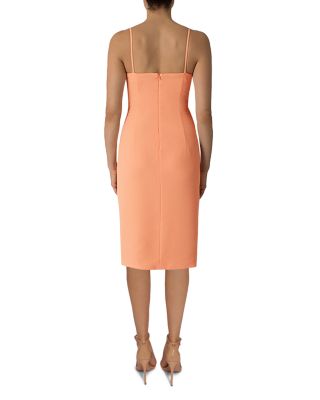 orange cocktail dresses