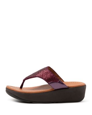 toe thong wedge sandals