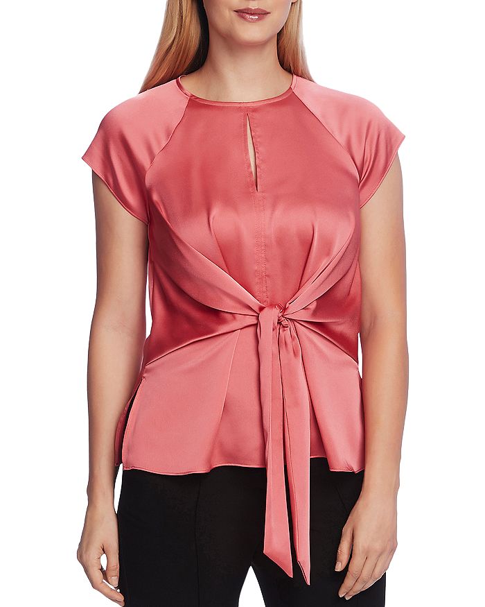 VINCE CAMUTO TIE FRONT TOP,9130040