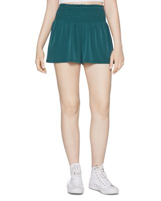 smocked waist shorts