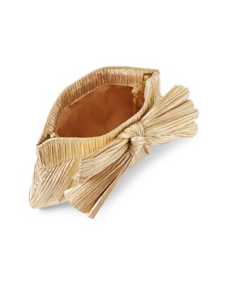 Rayne Small Pleated Bow Frame Clutch
