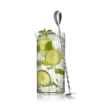 City Mixing Glass with Bar Spoon